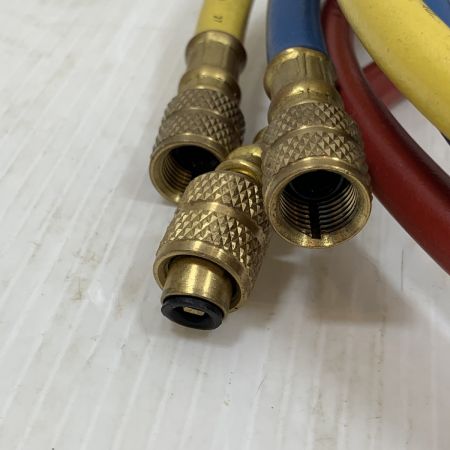  TRUSCO トラスコ 工具関連用品 ゲージマニホールド R410A ピンク