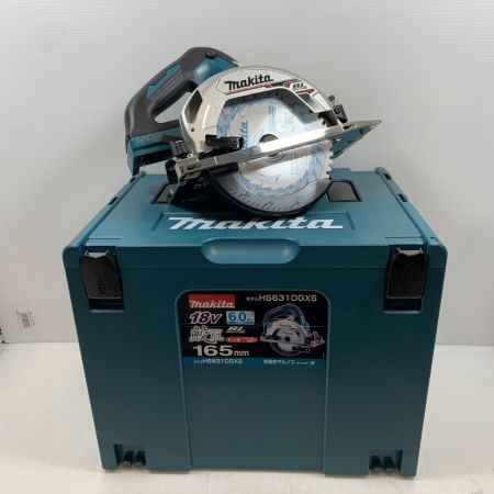  MAKITA マキタ 電動工具 丸のこ コードレス式 165mm 18v 225999 HS631DGXS ブルー