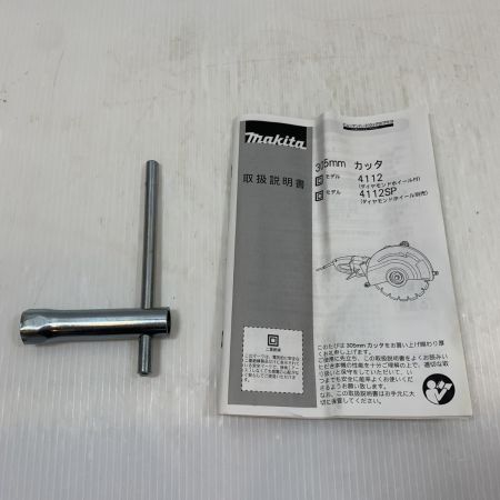  MAKITA マキタ 工具関連用品 カッタ コード式 305mm 100v 18593 4112 ブルー