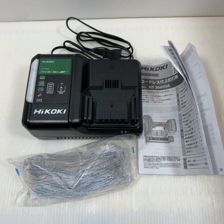  HiKOKI ハイコーキ 電動工具 釘打ち機 コードレス式 36v J640198 NT3640DA グリーン
