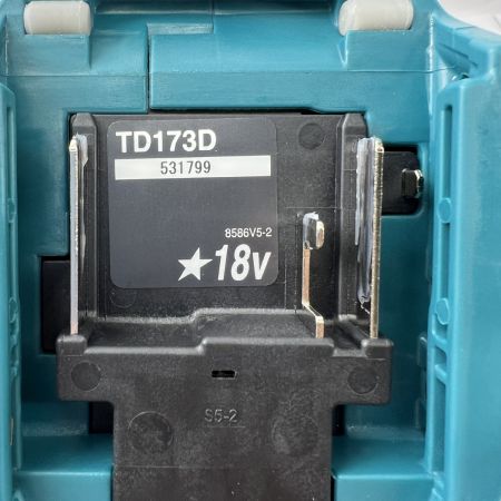  MAKITA マキタ インパクトドライバ 18v 充電器・充電池2個・ケース付き TD173DRGX ブルー