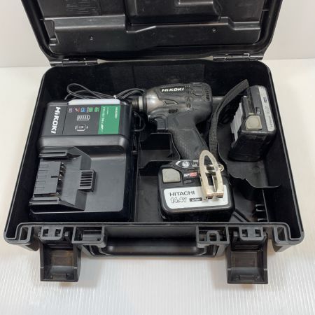  HiKOKI ハイコーキ  電動工具 インパクトドライバ コードレス式 14.4v WH14DDL2 ブラック