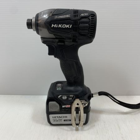  HiKOKI ハイコーキ  電動工具 インパクトドライバ コードレス式 14.4v WH14DDL2 ブラック