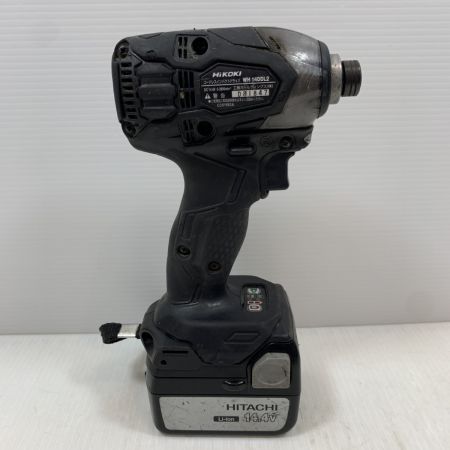  HiKOKI ハイコーキ  電動工具 インパクトドライバ コードレス式 14.4v WH14DDL2 ブラック