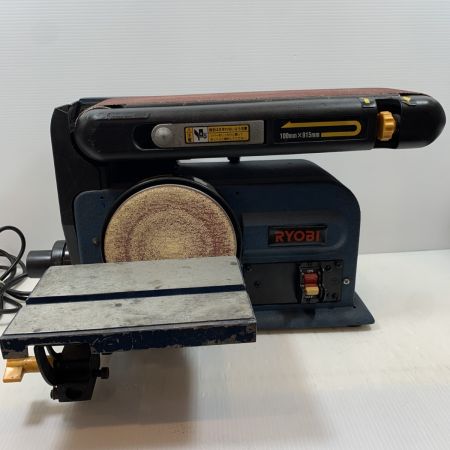  RYOBI リョービ 電動工具 ベルトサンダ  コード式 1489 BDS-1000 ネイビー×ブラック