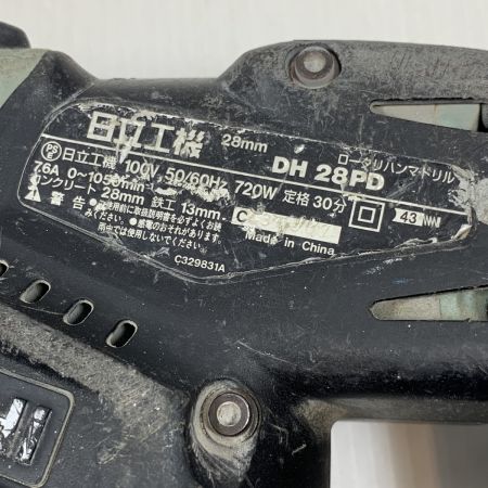  HITACHI 日立 電動工具 ハンマドリル コード式 100v PH28PD ブラック