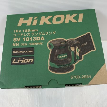  HiKOKI ハイコーキ 電動工具 サンダー コードレス式 JN40178 SV1813DA NN グリーン