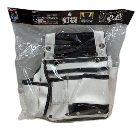 DBLTACT 定番工具 本革釘袋 卓越モデル ホワイト DTL-11-WH