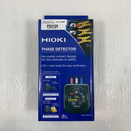  HIOKI 工具 検相器  230901571 美品 PD3129