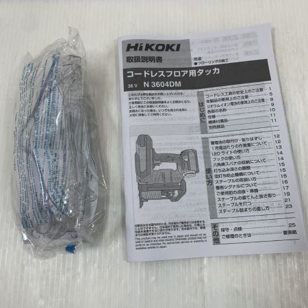  HiKOKI ハイコーキ 電動工具 フロアタッカ コードレス式 36v J640054 N3604DM グリーン×ブラック