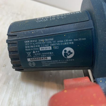  BOSCH ボッシュ 電動工具 丸のこ コードレス式 136mm 18v  GKM18V-LI グリーン