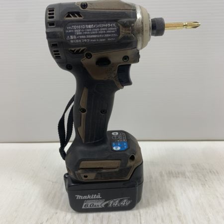  MAKITA マキタ 電動工具 インパクトドライバ コードレス式 14.4v 53794 TD161DGX ブラウン