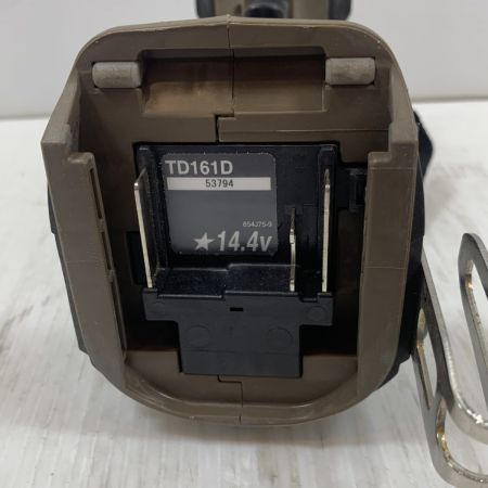  MAKITA マキタ 電動工具 インパクトドライバ コードレス式 14.4v 53794 TD161DGX ブラウン