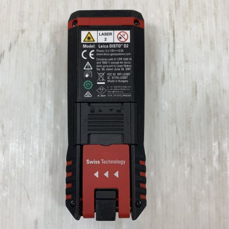  LEICA レーザー機器 レーザー距離計 DISTO D2 ブラック