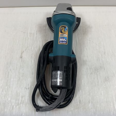  MAKITA マキタ 電動工具 ディスクグラインダー コード式 100mm 100v 135472 9533BL グリーン