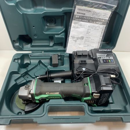  HITACHI 日立 電動工具 ディスクグラインダー コードレス式 100mm 18v J370738 G18DBVL グリーン