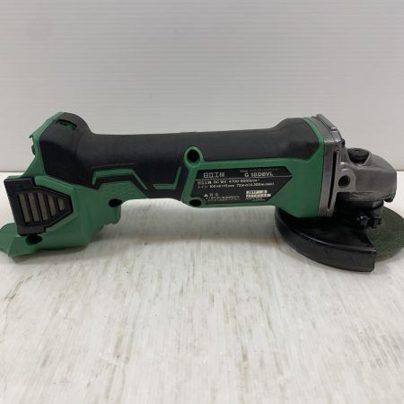  HITACHI 日立 電動工具 ディスクグラインダー コードレス式 100mm 18v J370738 G18DBVL グリーン