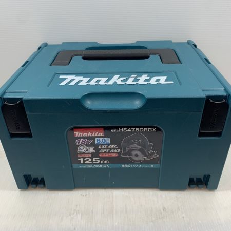  MAKITA マキタ 電動工具 丸のこ コードレス式 125mm 18v 12183 HS475D グリーン