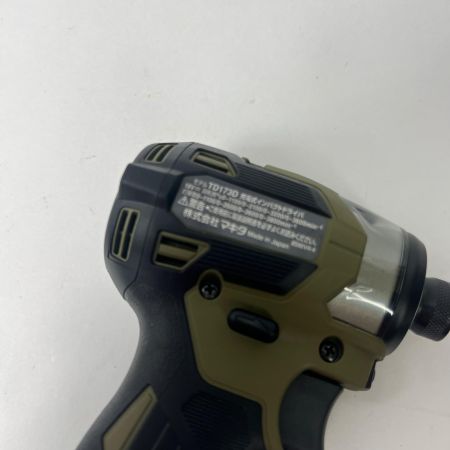  MAKITA マキタ 充電式インパクトドライバ 18V 6Ah バッテリ2本 充電器 ケース付 TD173DRGXO オリーブ 未使用品