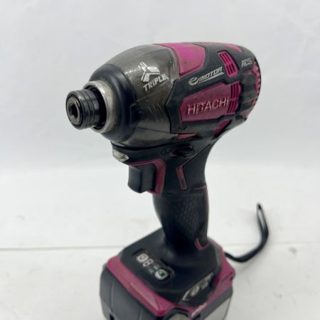  HITACHI 日立 インパクトドライバ 充電池1個 付 コードレス式 14.4v  WH14DDL2 ショッキングピンク