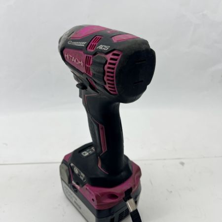  HITACHI 日立 インパクトドライバ 充電池1個 付 コードレス式 14.4v  WH14DDL2 ショッキングピンク