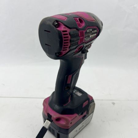  HITACHI 日立 インパクトドライバ 充電池1個 付 コードレス式 14.4v  WH14DDL2 ショッキングピンク