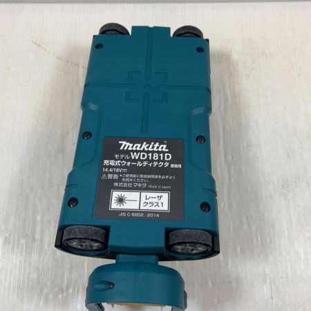  MAKITA マキタ 電動工具 ウォールディテクタ コードレス式 18v 00012049 WD181D