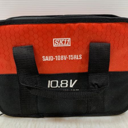  SK11 電動工具 アングルインパクトドライバー コードレス式 10.8v 20923797 SAID-108V-15RL レッド