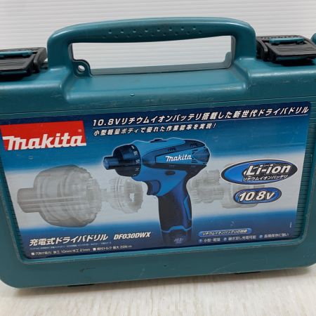  MAKITA マキタ 締め付け工具 ドライバドリル コードレス式 10.8v DF030D ブルー