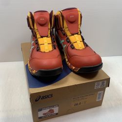 κκ asics アシックス 工具関連用品 安全靴 28.0 CP304 オレンジ Sランク