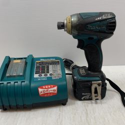 κκ MAKITA マキタ 締め付け工具 インパクトドライバ コードレス式 14.4v 3.0Ah 130076 TD133D グリーン×ブラック Bランク