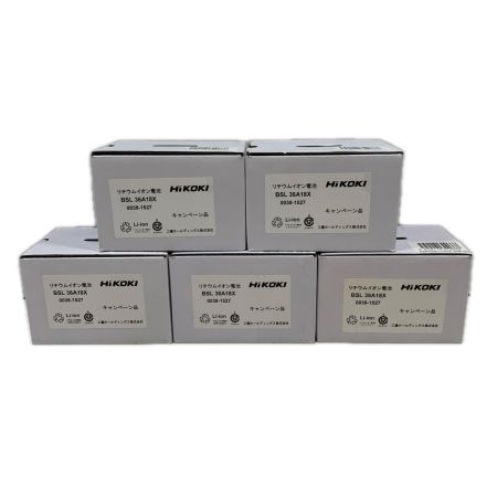 HiKOKI ハイコーキ 工具関連用品 バッテリー  36v 5個セット BSL36A18X