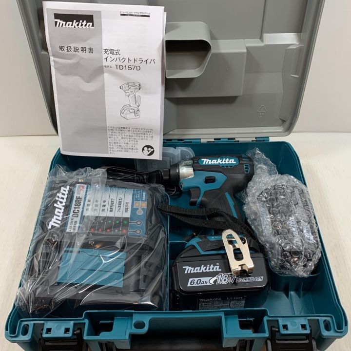 中古】マキタ Makita TD157D 充電式インパクトドライバ バッテリ×1