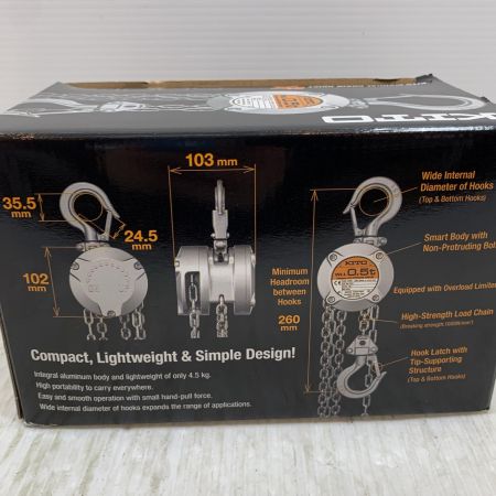  KITO キトー 工具関連用品 チェーンブロック 500kg CX005