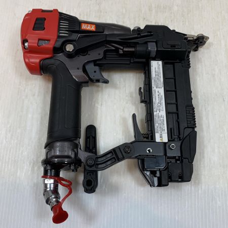  MAX マックス エアツール フロアネイラ 高圧 23922122F HA-50F3 ブラック×レッド