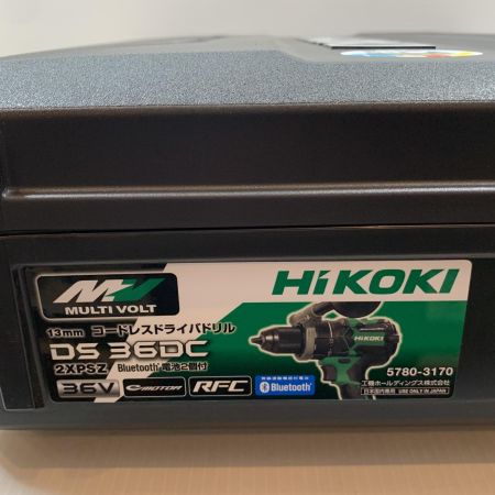  HiKOKI ハイコーキ 締め付け工具 ドライバドリル コードレス式 36v J8400099 DS36DC グリーン
