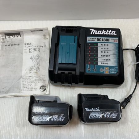  MAKITA マキタ 締め付け工具 インパクトドライバ コードレス式 110436 TD161DRGX グリーン