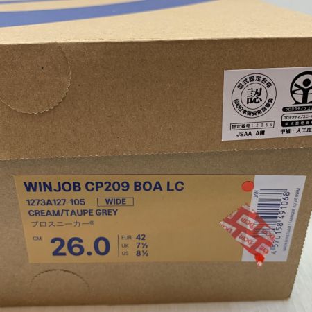  asics アシックス 工具関連用品 安全靴 サイズ26.0 WINJOB CP209 BOA LC グレー