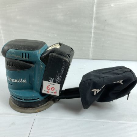  MAKITA マキタ 18V 充電式ランダムオービットサンダー バッテリ1個付 ※PSEマークあり BO180D ブルー