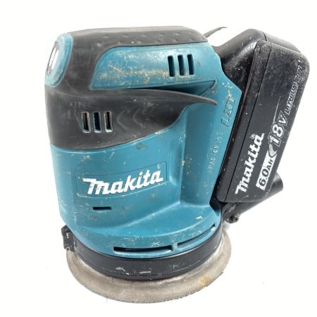  MAKITA マキタ 18V 充電式ランダムオービットサンダー バッテリ1個付 ※PSEマークあり BO180D ブルー