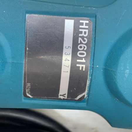  MAKITA マキタ 締め付け工具 ハンマドリル コード式 26mm 53471Y HR2601F ブルー