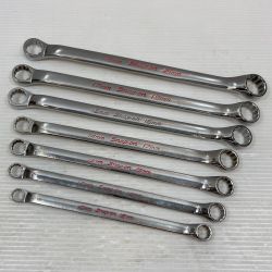 κκ Snap-on スナップオン ハンドツール 両口メガネレンチ Snap-on XBM 7本セット XBM Aランク