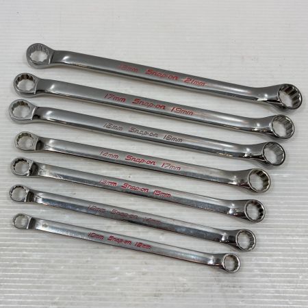  Snap-on スナップオン ハンドツール 両口メガネレンチ Snap-on XBM 7本セット XBM