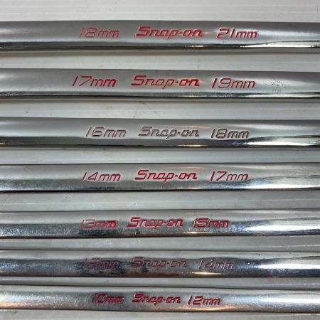  Snap-on スナップオン ハンドツール 両口メガネレンチ Snap-on XBM 7本セット XBM