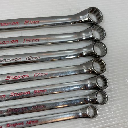  Snap-on スナップオン ハンドツール 両口メガネレンチ Snap-on XBM 7本セット XBM