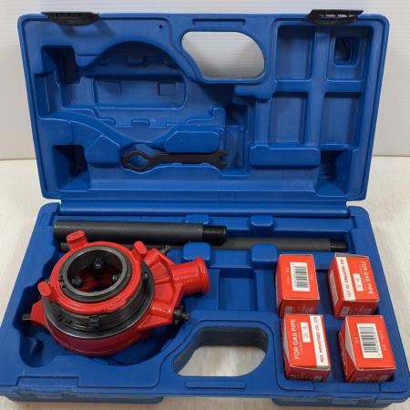  REX レッキス 切断工具 ねじ切り ケース・ダイス付 2R レッド