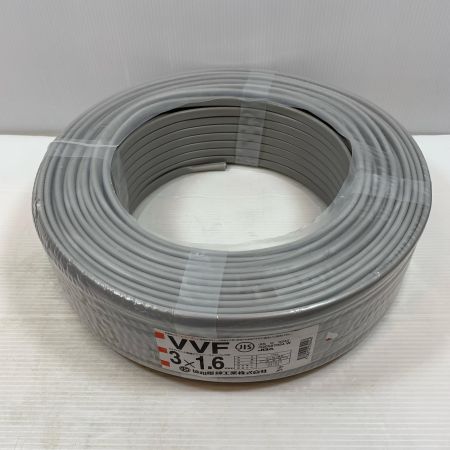  協和電線 電材 VVFケーブル 3芯 1.6mm×100m