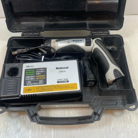  National ナショナル 締め付け工具 ドライバドリル コードレス式 3.6v EZ7410 グレー