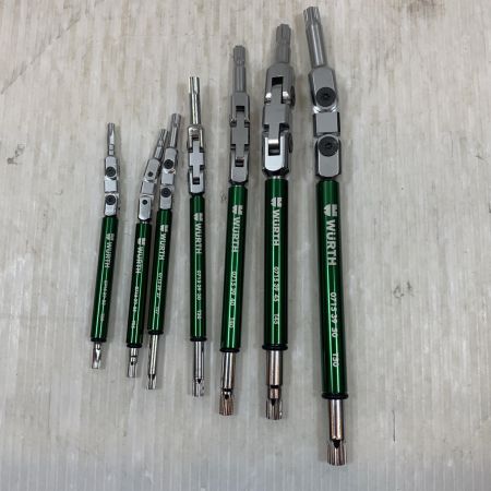  WURTH ハンドツール レンチセット ダブルジョイント式ターボレンチ 0715 312