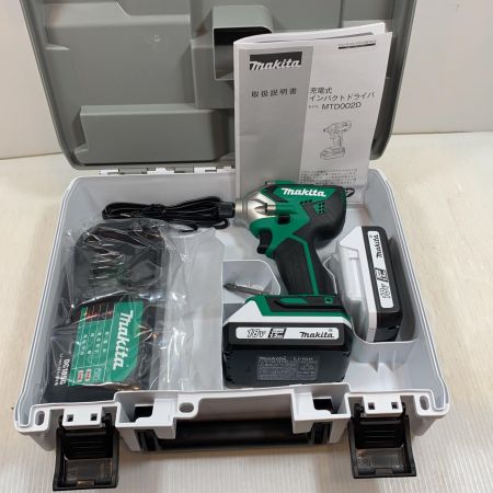  MAKITA マキタ 締め付け工具 インパクトドライバ コードレス式 18v 1.5Ah 0176687 MTD002D グリーン